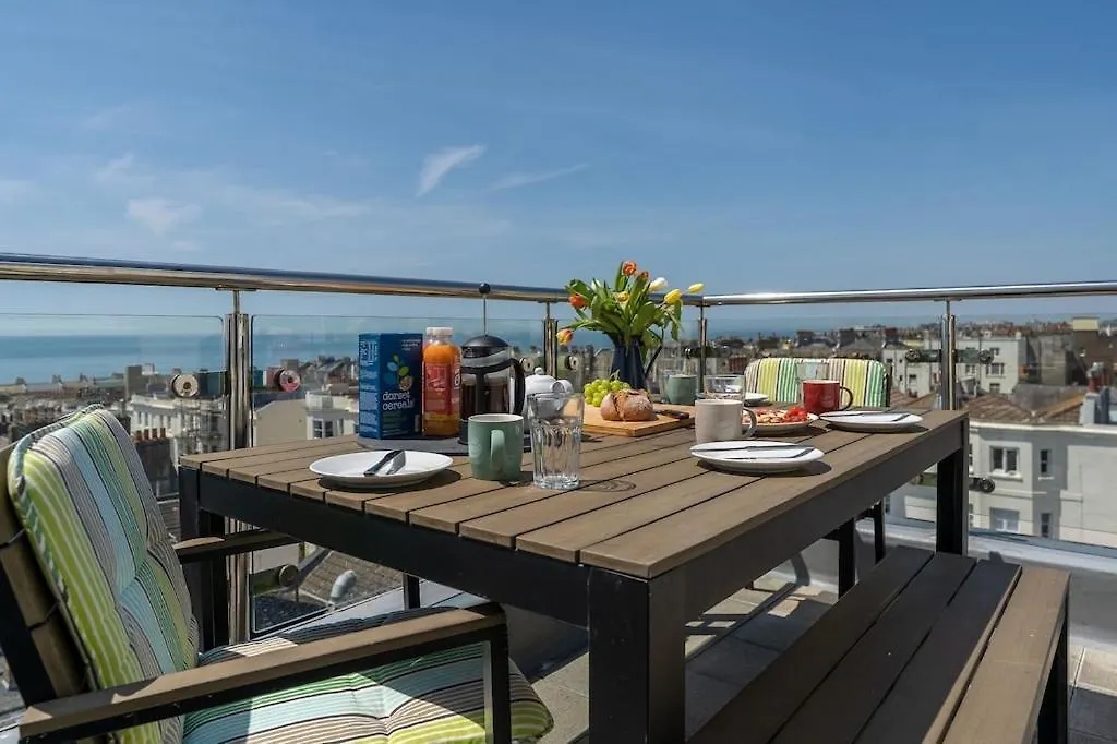 Seabrighton Penthouse With Private Sea View Roof Terraces Apartment  Brighton